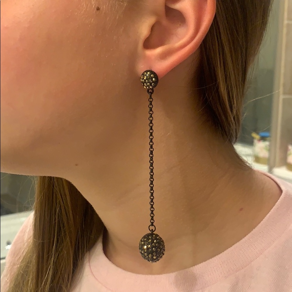 Disco ball earrings